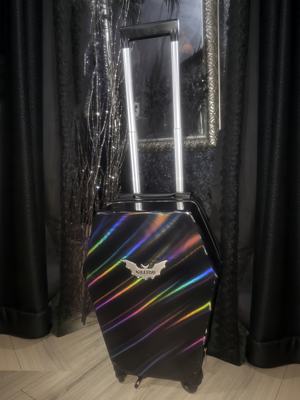 KILLSTAR Holographic Casket Carry Case - Coffin Suitcase S